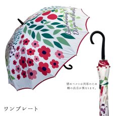 画像28:   絵画のような傘 damonde  サクラ骨 シームレス 60cm  (28)