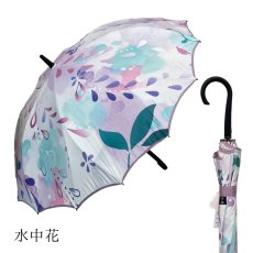 画像22:   絵画のような傘 damonde  サクラ骨 シームレス 60cm  (22)
