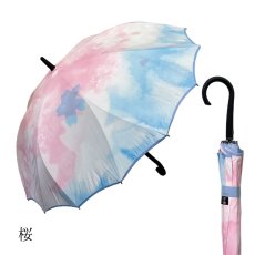 画像25:   絵画のような傘 damonde  サクラ骨 シームレス 60cm  (25)