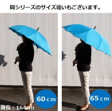 画像9: サクラ骨 シームレス 長傘 無地 60cm (9)